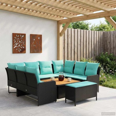 Furniture sets 7 pcs. Black...