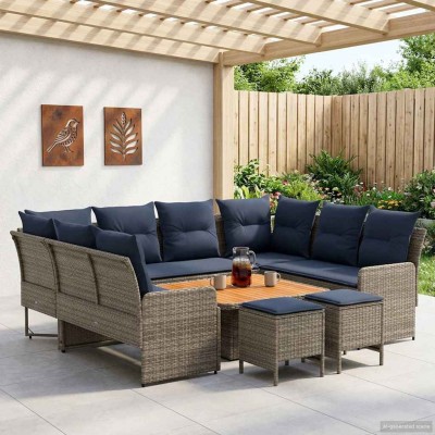 Furniture sets 8 pcs. Gray...