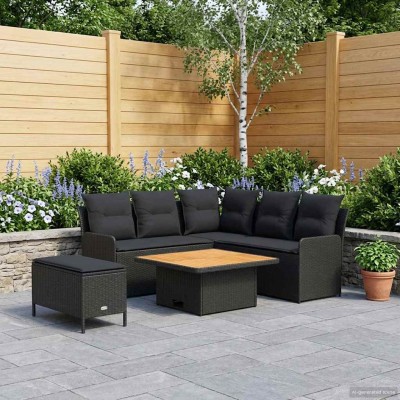 Furniture sets 5 pcs. Black...