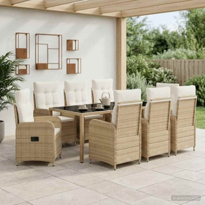 Outdoor dining set 9 pcs....
