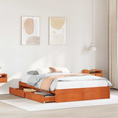 Bed frame with drawers 3...