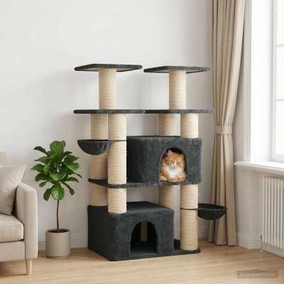 Cat tree with sisal scrub 2...