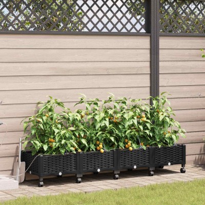Garden pot with watering...