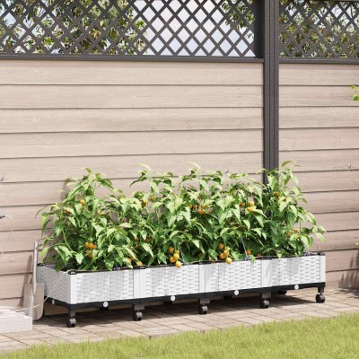 Garden pot with watering...