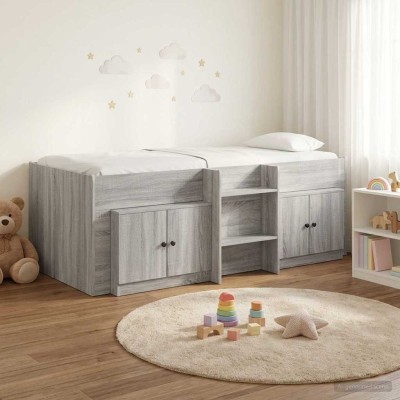Loft bed with wardrobe 3...