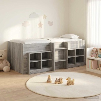 Loft bed with wardrobe 3...