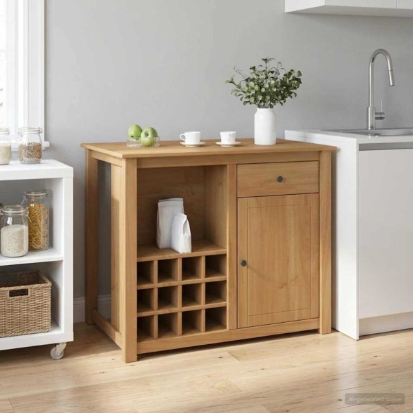 Kitchen island set 2 pcs. PANAMA Honey wax