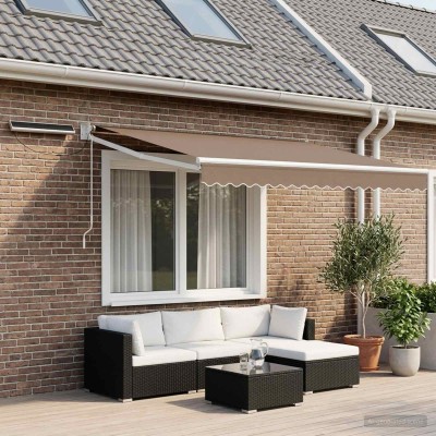 Taupe Electric Retractable...