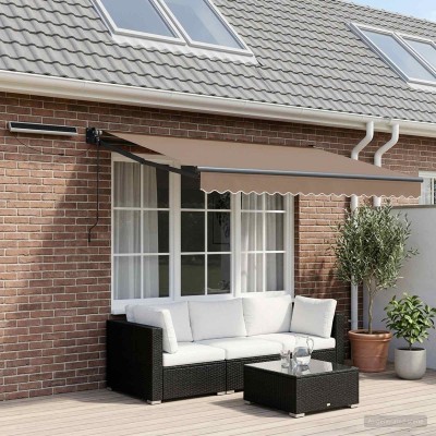 Taupe Electric Retractable...