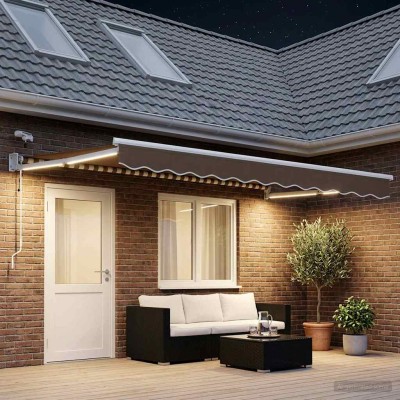 Taupe Electric Retractable...