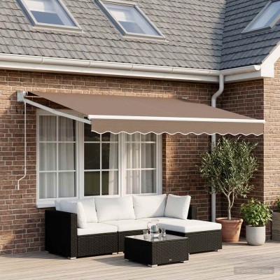 Taupe Electric Retractable...