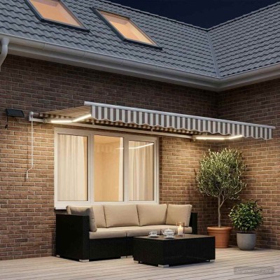 Retractable awning Light...