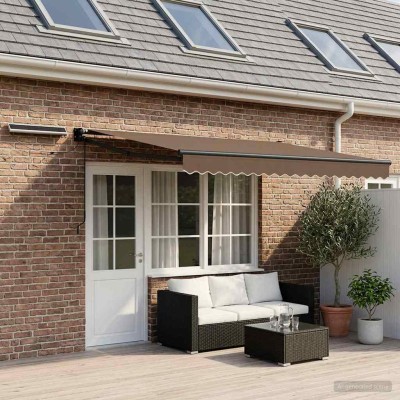 Taupe Electric Retractable...