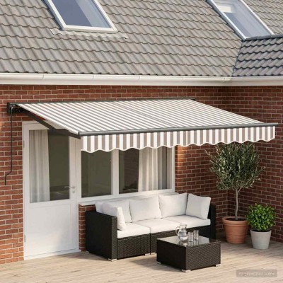 Manual folding awning Light...