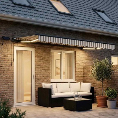 Retractable awning Light...