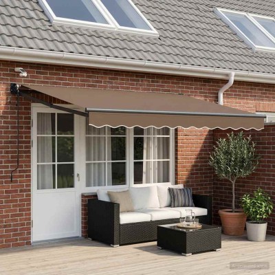 Taupe Electric Retractable...