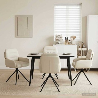 Swivel dining chairs 4 pcs....