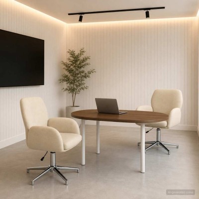 Swivel table chairs 2 pcs....