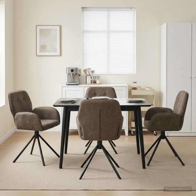 Swivel dining chairs 4 pcs....