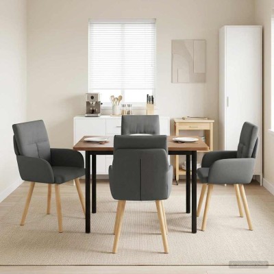Dining chairs 4 pcs. Fabric...