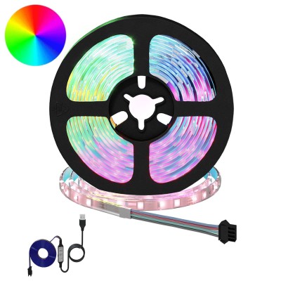 LED strip 12 pcs. Black and...