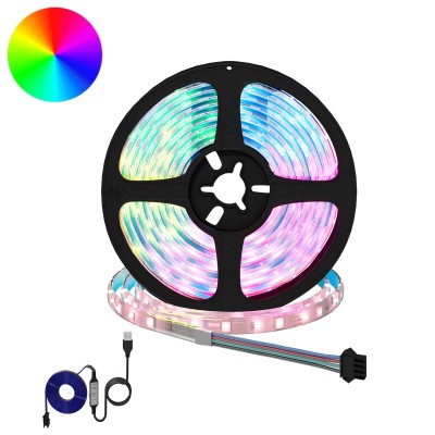 LED strip 12 pcs. Black and...