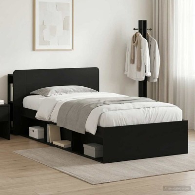 Bed frame with storage...