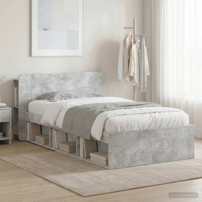 Bed frame with storage with...