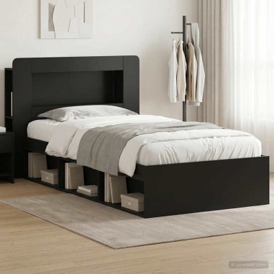 Bed frame with storage...