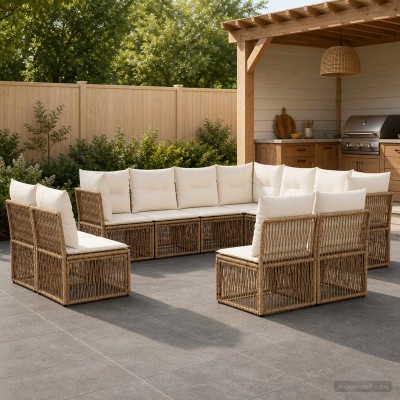 Garden Sofa Set 11 pcs....