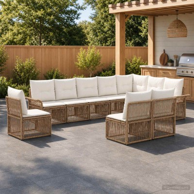 Garden Sofa Set 10 pcs....