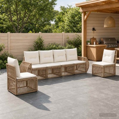 Garden Sofa Set 6 pcs....