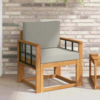 Outdoor sofa Solid acacia...