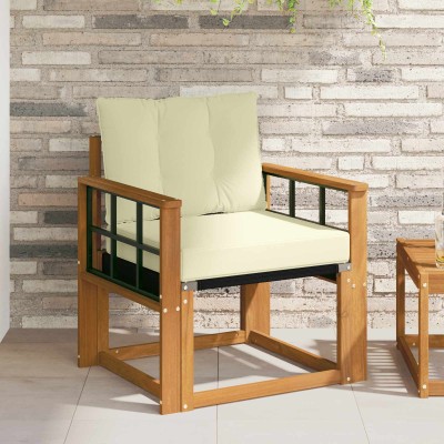 Outdoor sofa Solid acacia...
