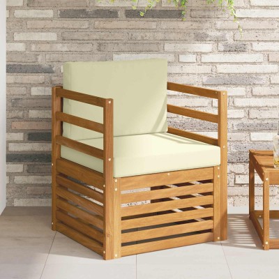 Outdoor sofa Solid acacia...