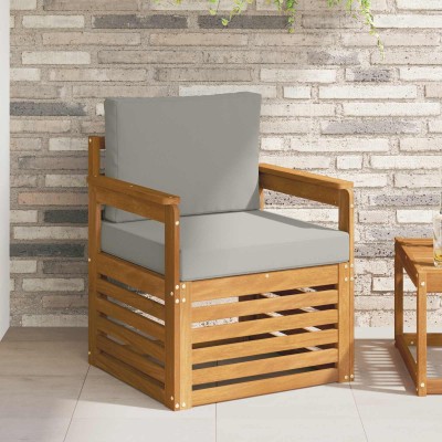 Outdoor sofa Solid acacia...