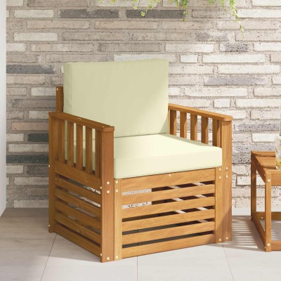 Outdoor sofa Solid acacia...