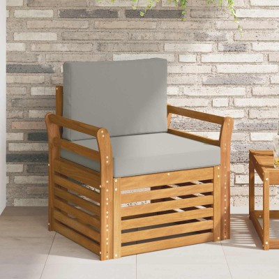Outdoor sofa Solid acacia...