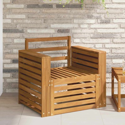 Outdoor sofa Solid acacia...