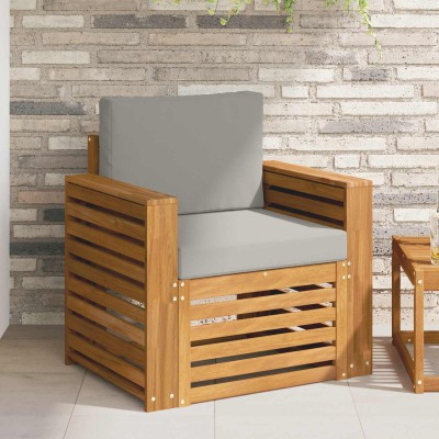 Outdoor sofa Solid acacia...