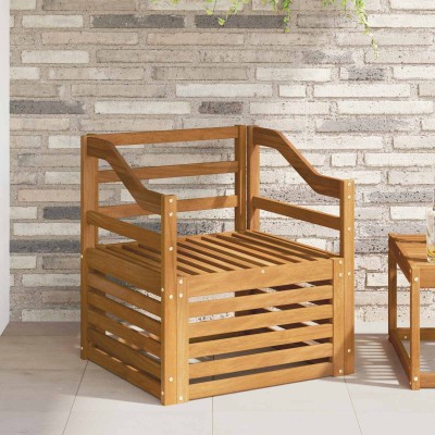 Outdoor sofa Solid acacia...