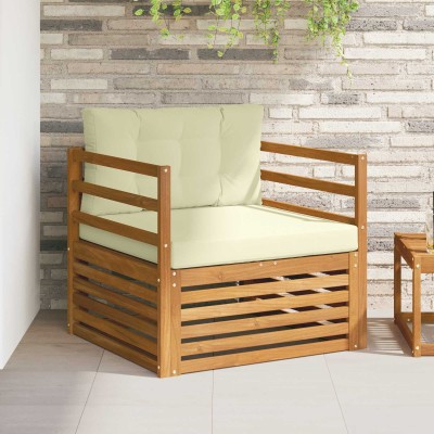Outdoor sofa Solid acacia...