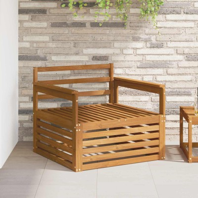 2 Vienetas Lauko sofa Natūrali