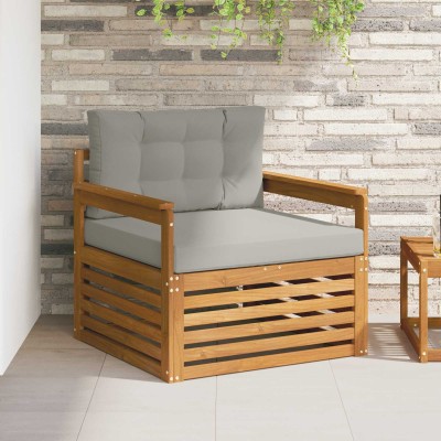 Outdoor sofa Solid acacia...