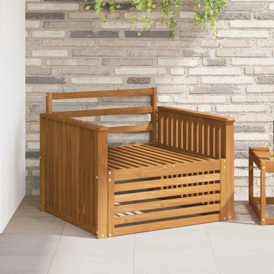 2 Vienetas Lauko sofa Natūrali
