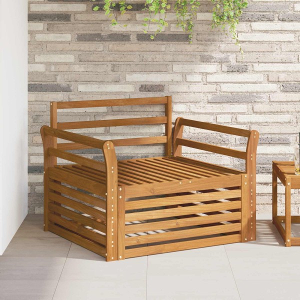 2 Vienetas Lauko sofa Natūrali