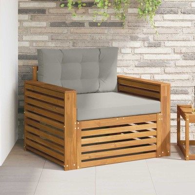 Outdoor sofa Solid acacia...