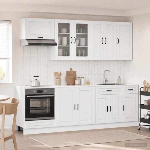 Kitchen unit PORTO 8 pcs. Ultra glossy white