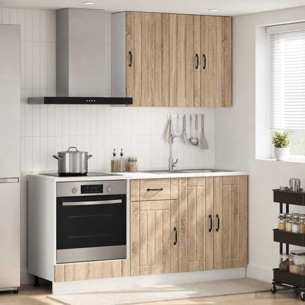 Kitchen unit LUCCA 5 pcs. Sonoma oak Treated wood
