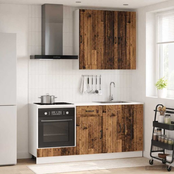 Kitchen unit LUCCA 5 pcs. Aged wood